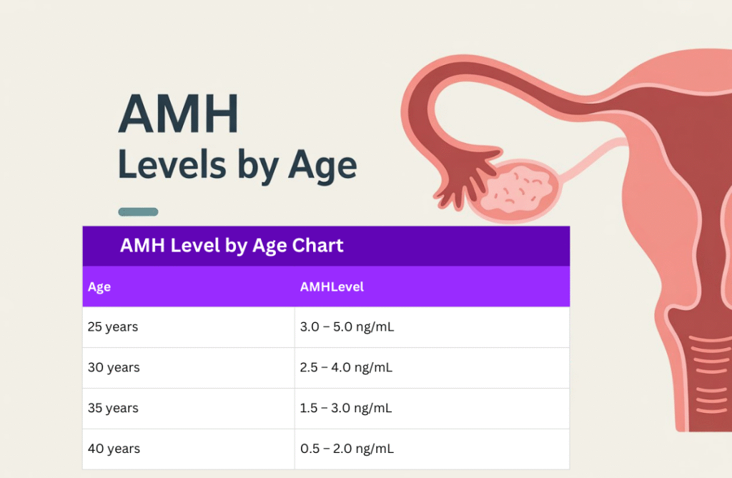 AMH Level by Age